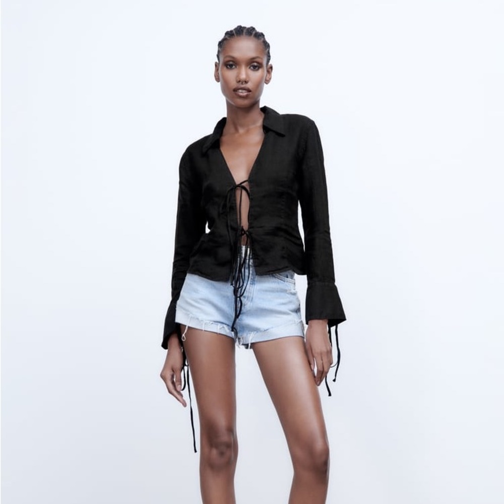 Zara Linen Shirt M